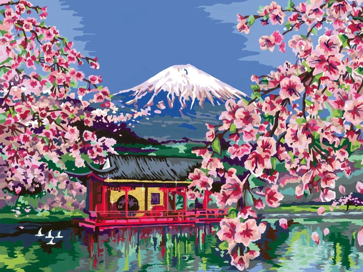 imageRavensburger CreArt Japanese Spring Paint by Numbers Kit for Adults Painting Arts and Crafts for Ages 14 and Up