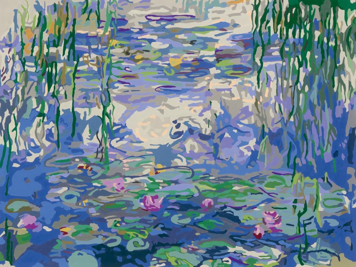 imageRavensburger Monet Waterlilies Paint by Numbers Kit for Adults 23651 Painting Arts and Crafts for Ages 14 and Up