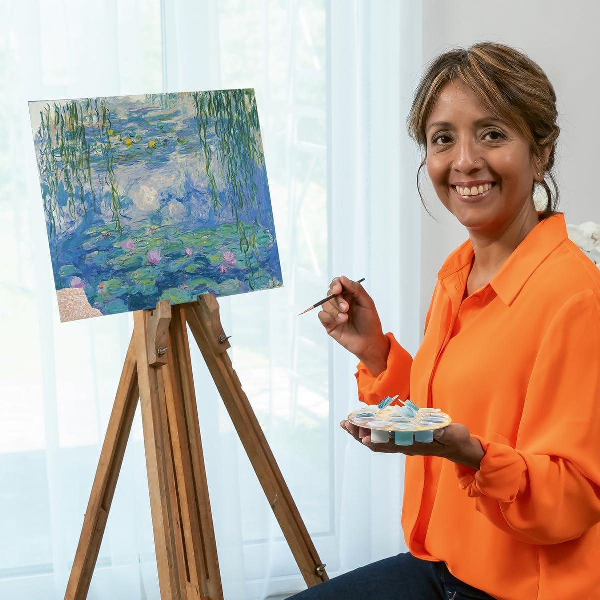 imageRavensburger Monet Waterlilies Paint by Numbers Kit for Adults 23651 Painting Arts and Crafts for Ages 14 and Up