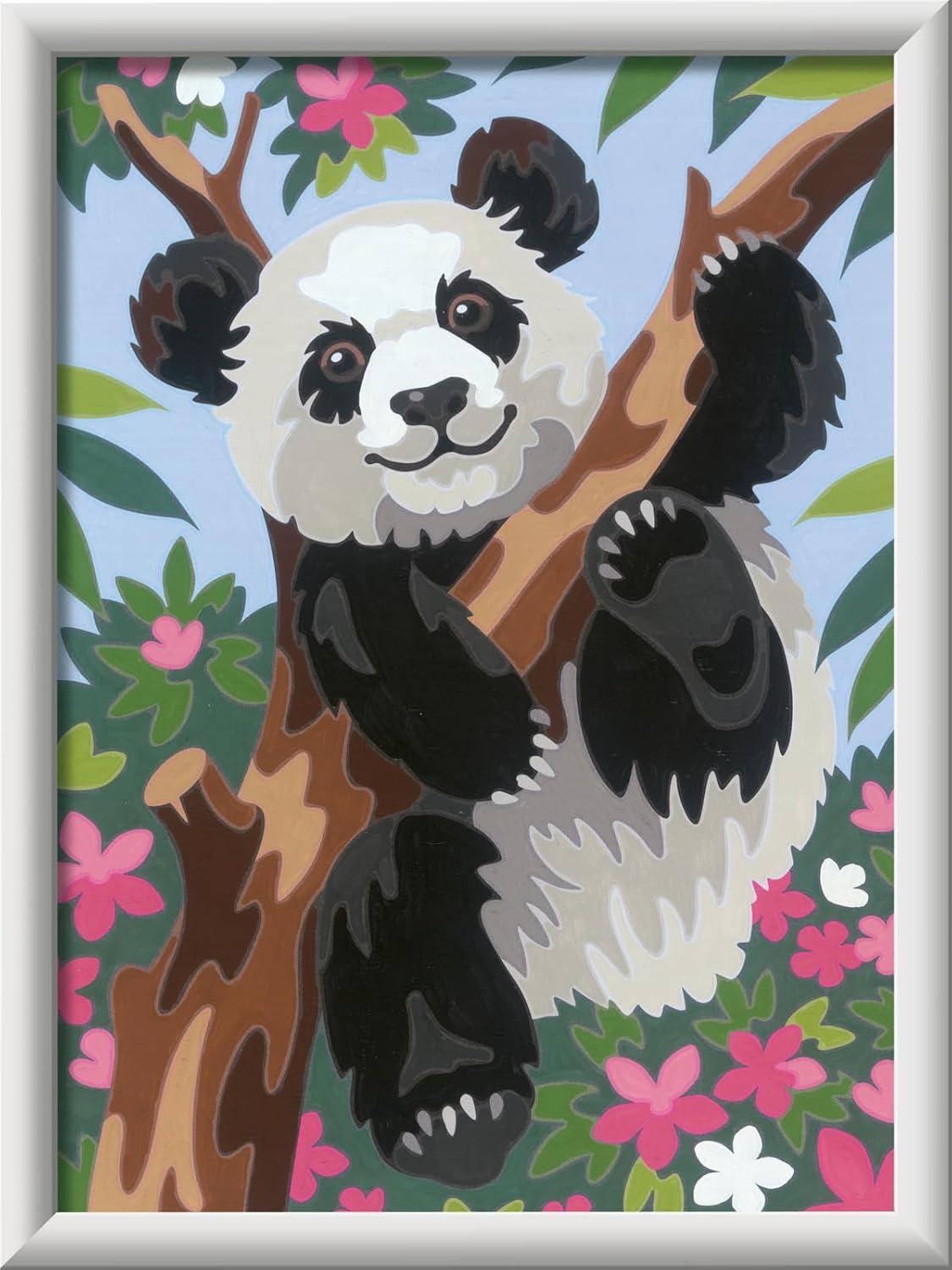 imageRavensburger Playful Panda Paint by Numbers Kit for Kids 20261 Painting Arts and Crafts for Ages 9 and Up