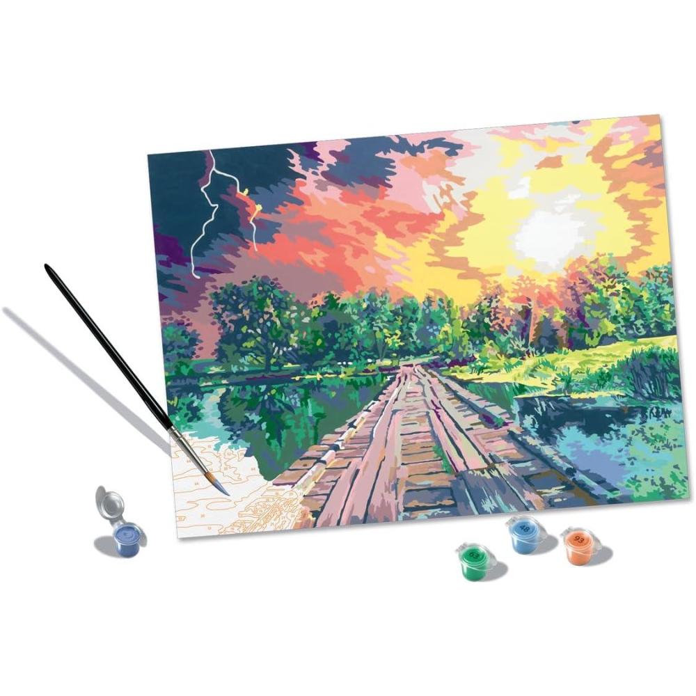 imageRavensburger CreArt Magical Light Paint by Numbers Kit for Adults Painting Arts and Crafts for Ages 14 and Up