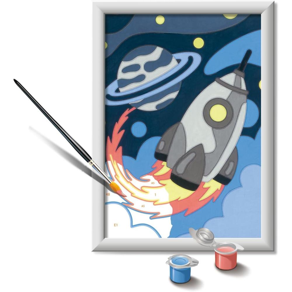 imageRavensburger CreArt Space Explorer Paint by Numbers Kit for Kids 23560 Painting Arts and Crafts for Ages 7 and Up