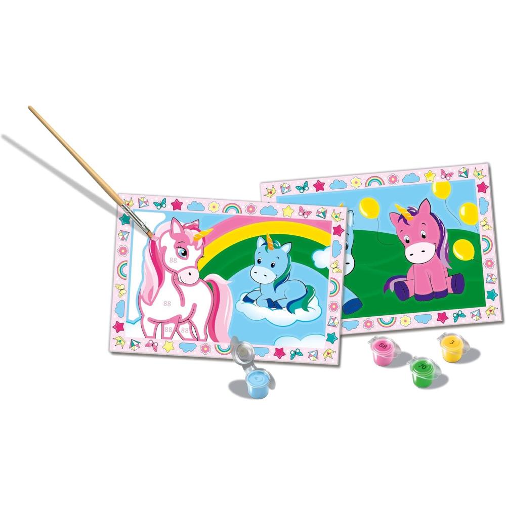 imageRavensburger Creart Happy Unicorn Paint by Numbers Kit for Children