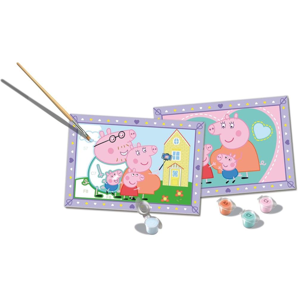 imageRavensburger Creart Peppa Pig Paint by Numbers Kit for Children
