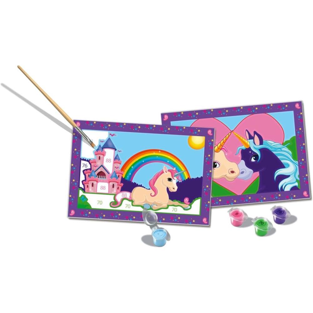 imageRavensburger Magical Unicorns Paint by Numbers Kit for Kids 23558 Painting Arts and Crafts for Ages 5 and Up