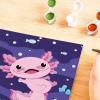 Ravensburger – Axolotl CreArt Paint by Numbers Kit | Fun & Easy DIY Art for Kids Age 7+ | Creative Gift Idea for Birthdays & Holidays