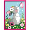 Ravensburger Beautiful Bunny Paint by Numbers Kit for Kids – 20179 – Painting Arts and Crafts for Ages 7 and Up