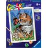 Ravensburger CreArt Best Friends Paint by Numbers Kit – Engage Your Kids Creatively | Complete Set for Beginner Artists | for Age 9 and Above | Ideal for Home Decor or Gift