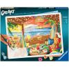 Ravensburger CreArt Cozy Cabana Paint by Numbers Kit for Adults – Painting Arts and Crafts for Ages 14 and Up