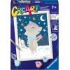 Ravensburger CreArt Cute Badger Paint by Numbers Kit for Kids – Painting Arts and Crafts for Ages 7 and Up