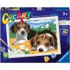 Ravensburger CreArt Jack Russell Puppies Paint by Numbers Kit for Kids – Painting Arts and Crafts for Ages 7 and Up