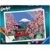 Ravensburger CreArt Japanese Spring Paint by Numbers Kit for Adults – Painting Arts and Crafts for Ages 14 and Up