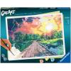 Ravensburger CreArt Magical Light Paint by Numbers Kit for Adults – Painting Arts and Crafts for Ages 14 and Up