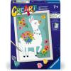 Ravensburger CreArt No Probllama Paint by Numbers Kit for Kids – 20266 – Painting Arts and Crafts for Ages 7 and Up