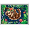 Ravensburger CreArt Sweet Sloths Paint by Numbers Kit for Kids – Painting Arts and Crafts for Ages 9 and Up