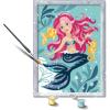 Ravensburger Enchanting Mermaid Paint by Numbers Kit for Kids – 23568 – Painting Arts and Crafts for Ages 9 and Up