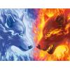 Ravensburger Fire & Ice Paint by Numbers Kit for Adults – 23549 – Painting Arts and Crafts for Ages 14 and Up