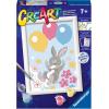 Ravensburger Flying Bunny Paint by Numbers Kit for Kids – 23564 – Painting Arts and Crafts for Ages 7 and Up