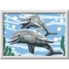Ravensburger Pod of Dolphins Paint by Numbers Kit for Kids – 23527 – Painting Arts and Crafts for Ages 7 and Up