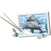 Ravensburger Pod of Dolphins Paint by Numbers Kit for Kids – 23527 – Painting Arts and Crafts for Ages 7 and Up