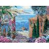 Ravensburger Relax CreArt Mediterranean Landscape Canvas Paint by Numbers Kit | Perfect DIY Art Gift for Adults, Stress Relief, and Creative Hobby
