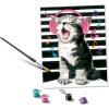 Ravensburger Singing Kitten Paint by Numbers Kit for Children – Painting Arts and Crafts for Kids Age 12 Years Up