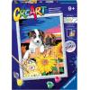 Ravensburger Sunset Paw-Fection Paint by Numbers Kit for Kids – 23569 – Painting Arts and Crafts for Ages 9 and Up