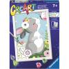 Ravensburger Beautiful Bunny Paint by Numbers Kit for Kids – 20179 – Painting Arts and Crafts for Ages 7 and Up
