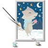 Ravensburger CreArt Cute Badger Paint by Numbers Kit for Kids – Painting Arts and Crafts for Ages 7 and Up