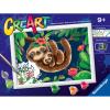 Ravensburger CreArt Sweet Sloths Paint by Numbers Kit for Kids – Painting Arts and Crafts for Ages 9 and Up