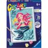 Ravensburger Enchanting Mermaid Paint by Numbers Kit for Kids – 23568 – Painting Arts and Crafts for Ages 9 and Up
