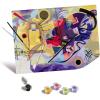 Ravensburger Relax CreArt Kandinsky: Yellow, Red, Blue Canvas Paint by Numbers Kit | Perfect DIY Art Gift for Adults, Stress Relief, and Creative Hobby