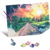Ravensburger Relax CreArt Magical Light Canvas Paint by Numbers Kit | Perfect DIY Art Gift for Adults, Stress Relief, and Creative Hobby