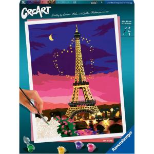 Ravensburger City of Love Paint by Numbers Kit for Adults – 23624 – Painting Arts and Crafts for Ages 14 and Up