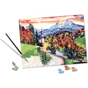 Ravensburger CreArt Beautiful Bavaria Paint by Numbers Kit for Adults – Painting Arts and Crafts for Ages 14 and Up