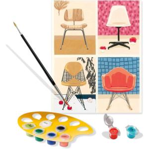Ravensburger CreArt Eames Take a Seat Paint by Numbers Kit for Adults – Painting Arts and Crafts for Ages 12 and Up