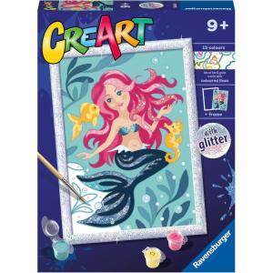 Ravensburger Enchanting Mermaid Paint by Numbers Kit for Kids – 23568 – Painting Arts and Crafts for Ages 9 and Up