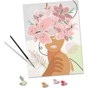 Ravensburger Flowers on My Mind Paint by Numbers Kit for Adults – 20275 – Painting Arts and Crafts for Ages 12 and Up
