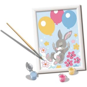 Ravensburger Flying Bunny Paint by Numbers Kit for Kids – 23564 – Painting Arts and Crafts for Ages 7 and Up