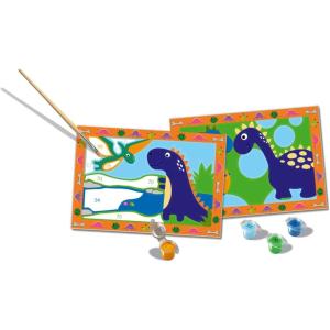Ravensburger Land of The Dinosaurs Paint by Numbers Kit for Kids – 23554 – Painting Arts and Crafts for Ages 5 and Up