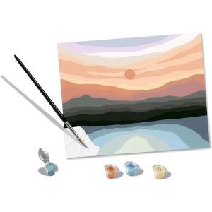 Ravensburger Minimalistic Landscape Paint by Numbers Kit for Adults – 23515 – Painting Arts and Crafts for Ages 12 and Up