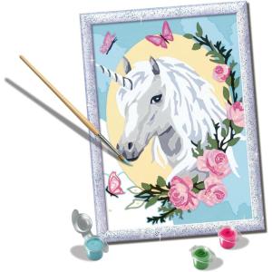 Ravensburger Unicorn Portrait Paint by Numbers Kit for Kids – 20268 – Painting Arts and Crafts for Ages 9 and Up