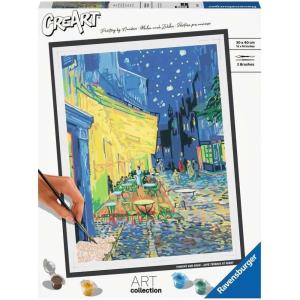 Ravensburger Van Gogh: Café Terrace at Night Paint by Numbers Kit for Adults – 23519 – Painting Arts and Crafts for Ages 14 and Up(Multicolored)