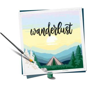 Ravensburger Wanderlust Paint by Numbers Kit for Adults – 20269 – Painting Arts and Crafts for Ages 12 and Up