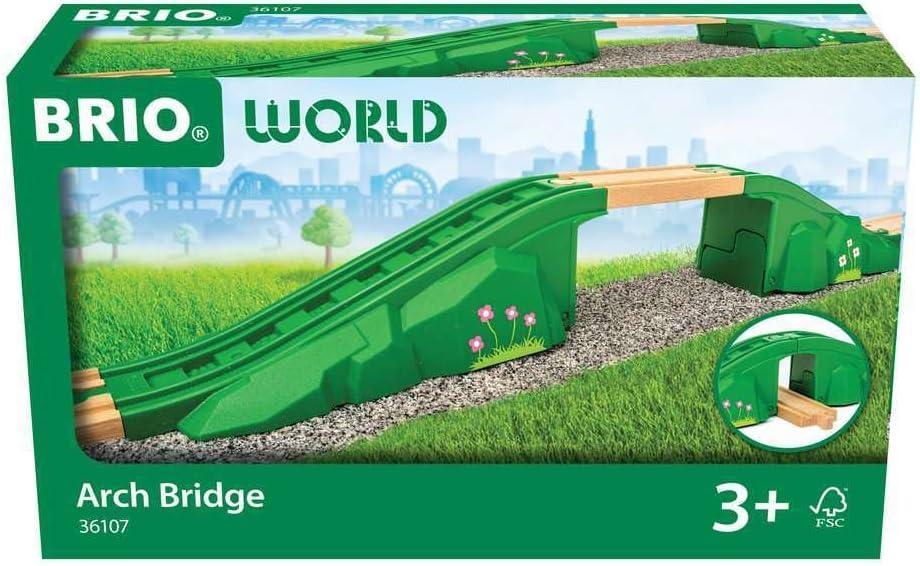 imageBRIO World 36107 Arch Bridge Toy Train Set Accessory for Kids Aged 3 Years Up