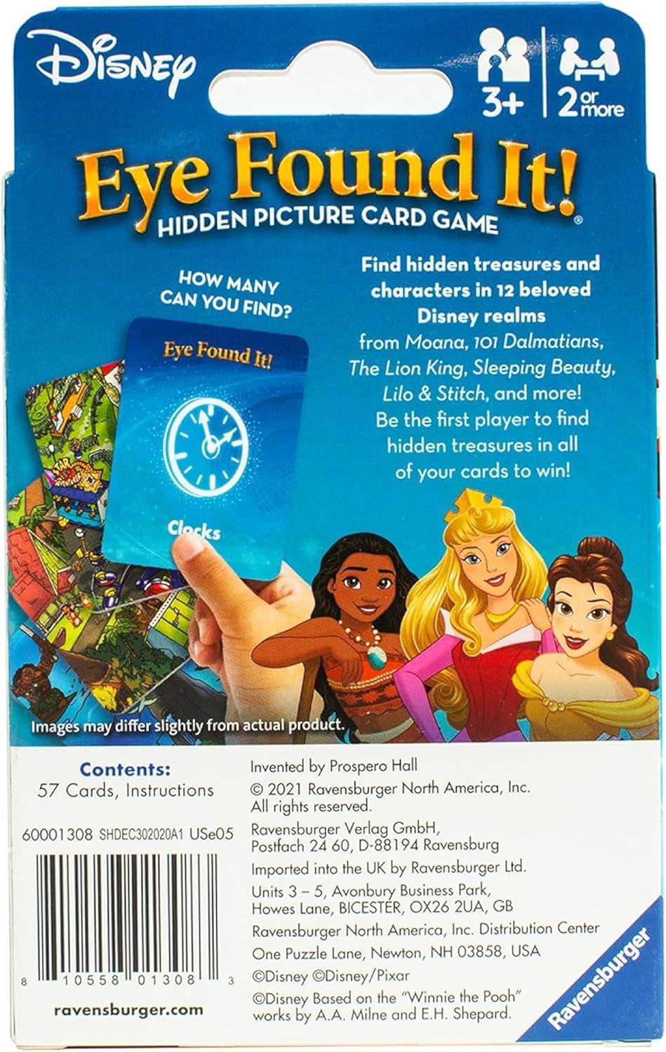 imageRavensburger Eye Found It World of Disney Card Game Fun and Educational Spot It for Toddlers Preschoolers Boy and Girls Ages 38 FamilyFriendly for Endless Fun