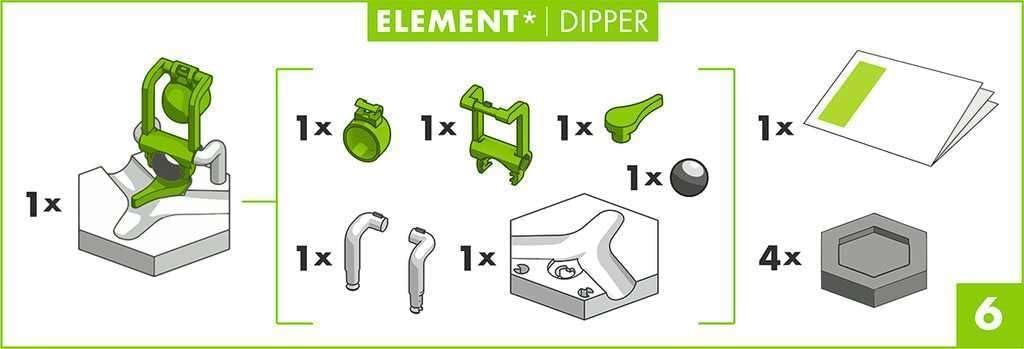 imageRavensburger GraviTrax Dipper Accessory EncourAgess Experimentation and Creativity Compatible with All GraviTrax Systems Gift for Kids Ages 8