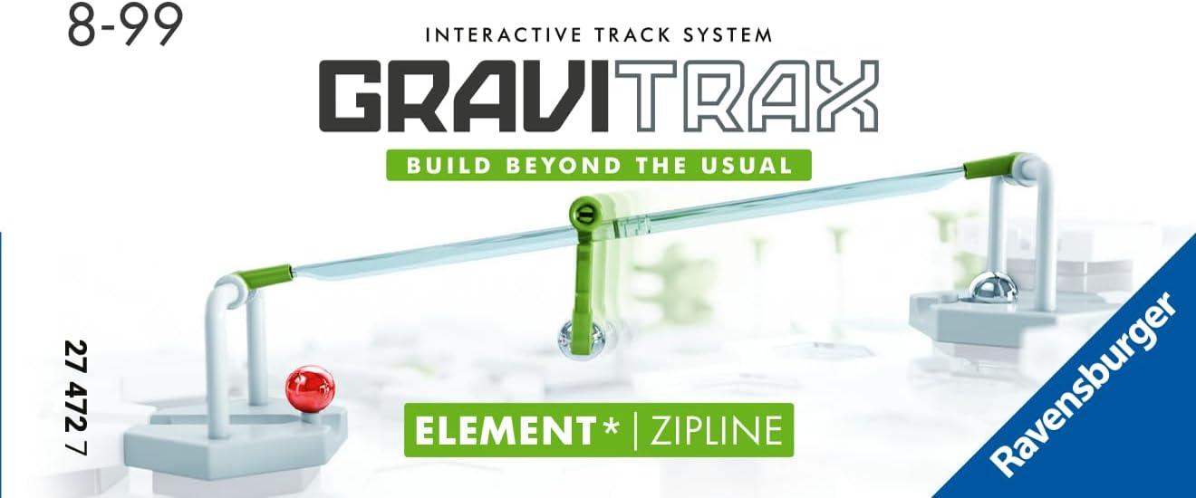 imageRavensburger GraviTrax Element Zipline Can be Combined with All GraviTrax Product Lines and Construction Toys for Children from 8 YearsNew Packaging
