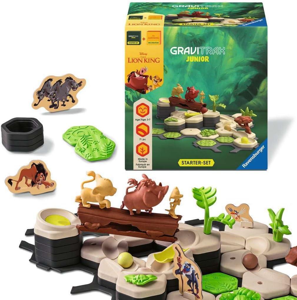 imageRavensburger GraviTrax Junior Lion King Bundle STEM Toy Enhances Creative Thinking Globally Recognized Brand Ideal for Kids Ages 3 and Up