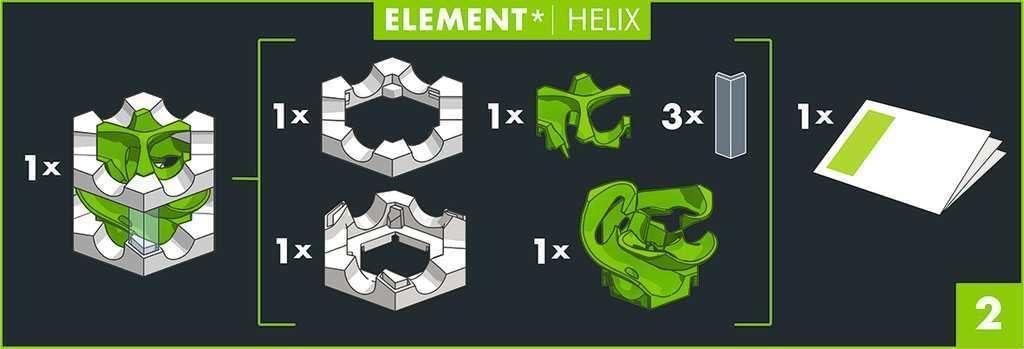 imageRavensburger GraviTrax PRO Helix Accessory EncourAgess Experimentation and Creativity Compatible with All GraviTrax Systems Gift for Kids Ages 8New Packaging